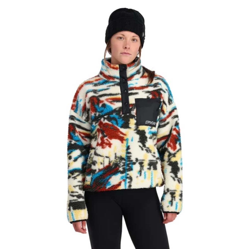 Spyder Women's Colorful Sherpa Sherman Teddy Jacket
